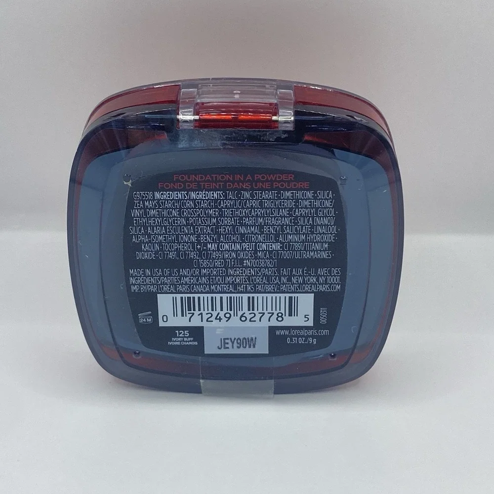 L'Oreal Paris Infallible Up to 24H Fresh Wear Foundation Powder 125 Ivory Buff
